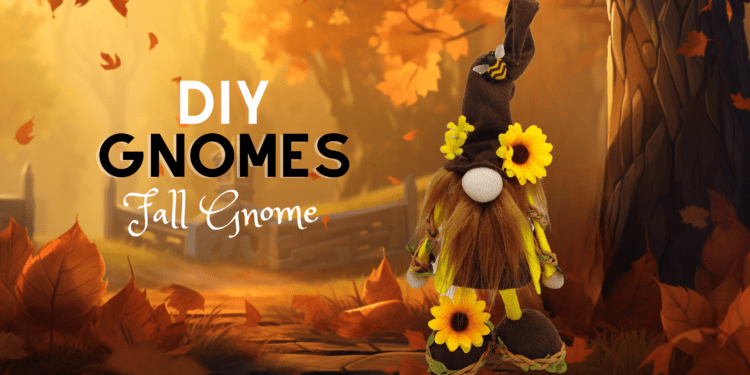 make your own fall gnome